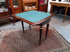 Antigua Mesa De Juego Napoleon III Circa 1880 - tienda online