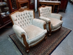 Par De Antiguos Sillones Franceses Luis Xvi. - comprar online