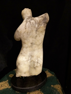 Antigua Escultura Marmol Torso Desnudo Femenino - tienda online