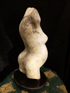 Imagen de Antigua Escultura Marmol Torso Desnudo Femenino