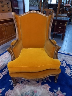 Antiguo Sillon Bergere Frances Luis Xv