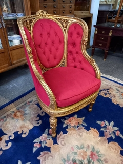 Antiguo Sillon Frances Tallado Capitone en internet