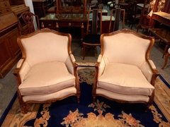 Par De Antiguos Sillones Franceses Talla. - comprar online