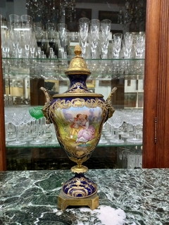 Antiguo Potiche Porcelana Sevres