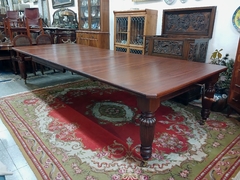 Gran Mesa Comedor Victoriana Manivela 3.60 M