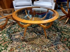 Mesa Ratona / Cafe Redonda Mid Century - ManyAntiques