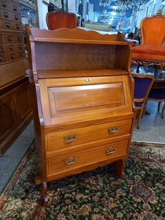 Antiguo Mueble Secretaire Macizo