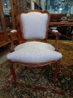 Par De Sillones Frances Luis Xv Cabeceras - comprar online