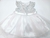 vestido blanco brillos beba talle 1 - comprar online