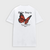 Camisa Palm Angels Butterfly Branca