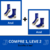 Meia Antiderrapante Azul ProComfort - Tamanho Único (38-44) - Compre 1 e Leve 2 - comprar online