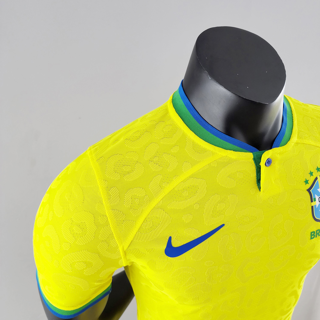 Camisa Seleção Brasileira 1 2022/23 Jogador Nike Masculina - Amarela