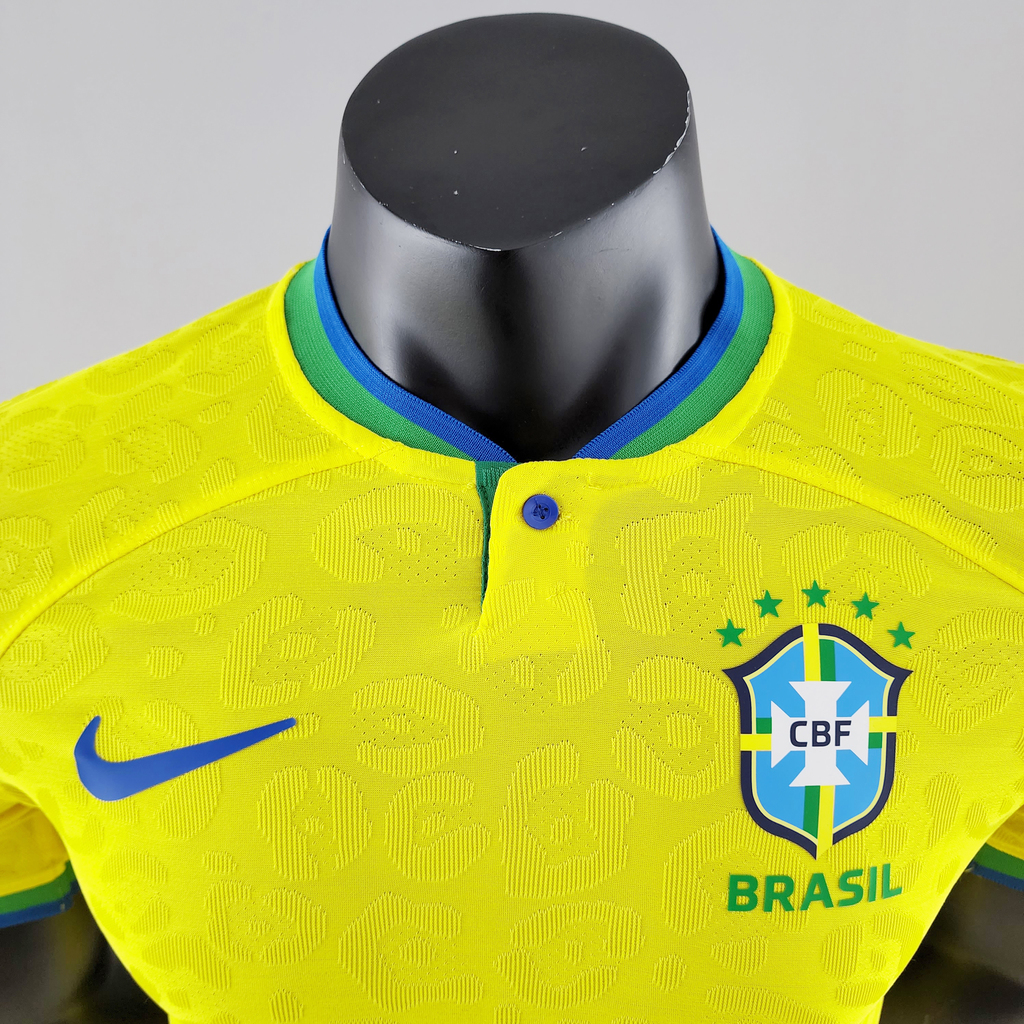 Camisa Seleção Brasil Pré-Jogo 22/23 Jogador Nike Masculina - Verde