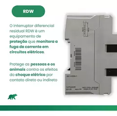 Interruptor DR RDWS-AC-30-63-4-D99, 63A, Tetrapolar, 30mA - comprar online