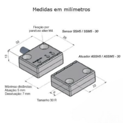 Atuador Magnético Codificado ASSH5-30RP WEG - comprar online