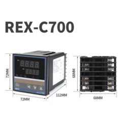 Controlador de temperatura RKC REX-C700-FK07-V-AN - comprar online