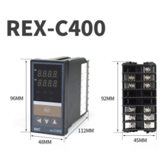 Controlador de temperatura RKC REX-C400-FK07-M-AN - comprar online