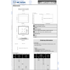 Imagem do IHM Touch de 10.1" TFT POL - WEINTEK / WEINVIEW cMT2109X2