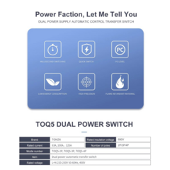 Transferência Automático de Potência Dupla ATS, 2P-63A-230V na internet