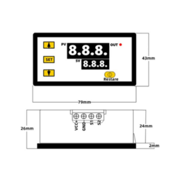 Controlador de Temperatura Digital W3230 110/220V - PNG TECH