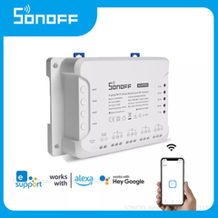 Interruptor Inteligente, 4CH Pro R3, 4-Gang SONOFF-Wi-Fi - comprar online