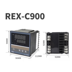 Controlador de temperatura RKC REX-C900-FK07-M-AN - comprar online