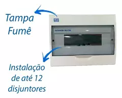 Quadro de Distribuição QDW02-12-FS, 12 disjuntores - comprar online