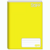 Caderno Brochura Univ Cd 80Fls Stiff Slim Amarelo Fsc