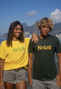 Camisa Brazil Amarela Boardsco - comprar online