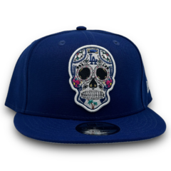 LA CALAVERA BLUE SNAPBACK