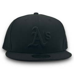 ATHLETICS BLACK BLACK SNAPBACK