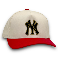 YANKEES BEIGE RED PLACA