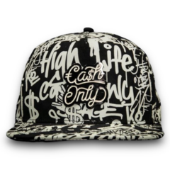 YOU HAVE BEEN TAGED IN BLACK BACKGROUND SNAPBACK