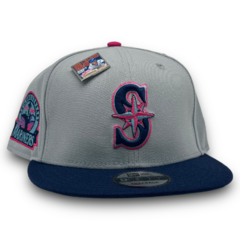 SEATTLE GREY BLUE BUBBLE SNAPBACK