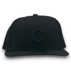 CUBS BLACK BLACK SNAPBACK