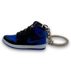 LLAVERO RETRO 1 BLACK BLUE