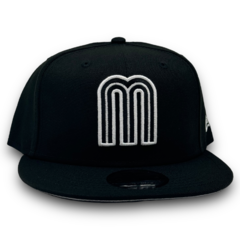 MEXICO BLACK WHITE SNAPBACK