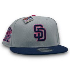 SAN DIEGO GREY BLUE BUBBLE SNAPBACK