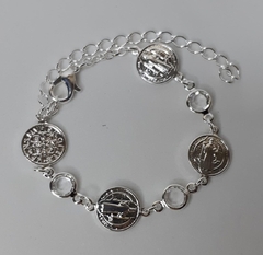 PULSEIRA SAO BENTO PRATA CRISTAL .PS264 - comprar online