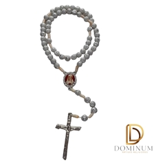 TERÇO FACE DE CRISTO/MARIA 6MM D03 - comprar online