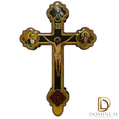 CRUCIFIXO RESINADO SÃO BENTO 14cm CR140 - comprar online