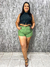 Imagem do Short Jeans Verde Oliva