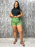 Short Jeans Verde Oliva