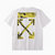 Camiseta Off-White Branca Acrílica Setas - comprar online