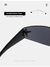 Moda Óculos De Sol Rimless Y2K para Mulheres Homens Trendy Shield Wrap Around Sunglasses Ov na internet