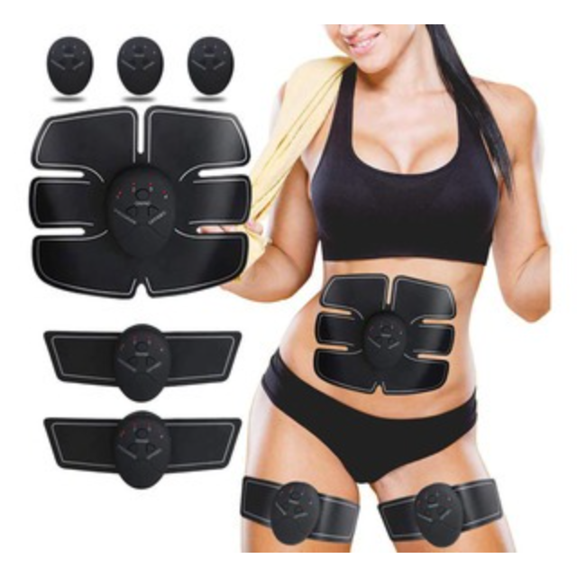 Estimulador muscular corporal Unisex, entrenador Abdominal con almohadillas  de Gel, masaje adelgazante, Abdomen, brazos, piernas, ejercicio físico,  envío directo - AliExpress