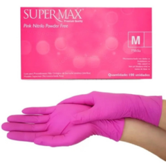 LUVA PROCEDIMENTO NITRILICA - PINK - SUPERMAX - comprar online