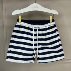 Shorts Infantil Menino Estampado - Azul na internet