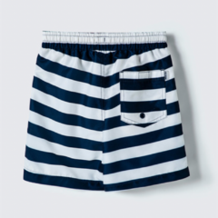 Shorts Infantil Menino Estampado - Azul - comprar online