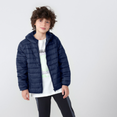 Jaqueta Puffer Infantil Unissex Com Capuz - Hering